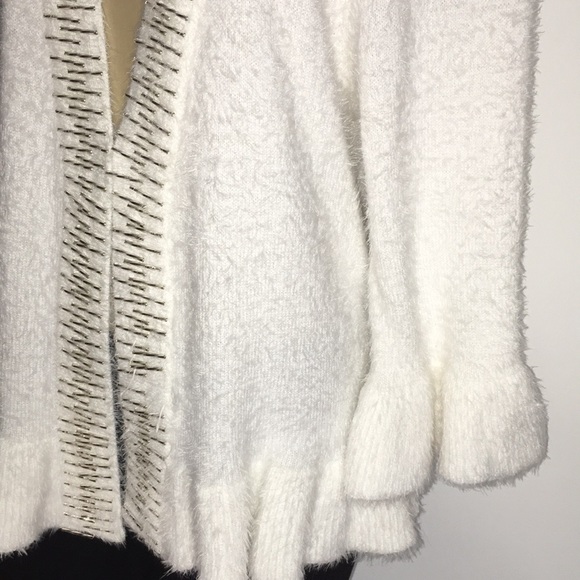 Lauren Michelle women's Sweater color white medium - Picture 6 of 8